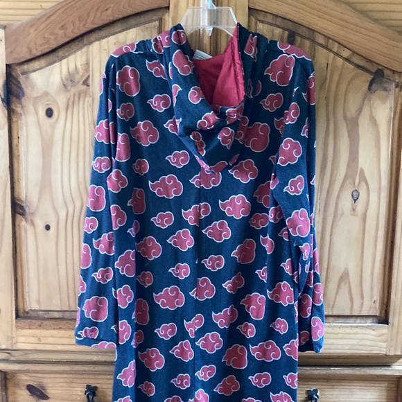 Adult Naruto black hooded 1 piece pajamas size M - Picture 6 of 8